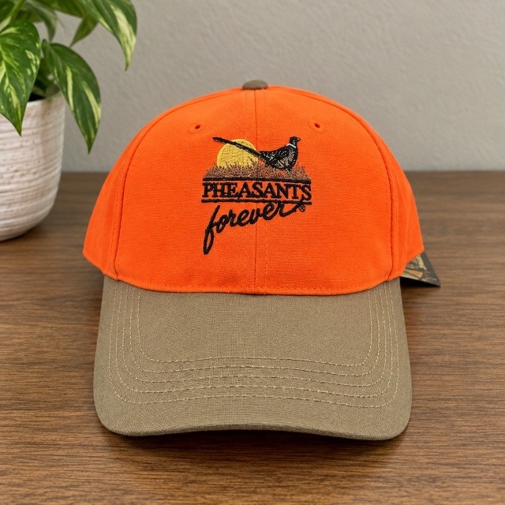 Gamehide Pheasants Forever Blaze Orange Hunting Hat Cap Adjustable OS NWT